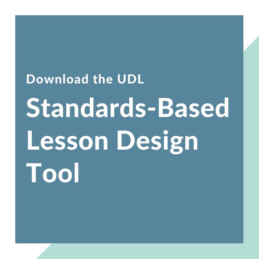Expert Goals for Expert Learning UDL StandardsBased Lesson Tool